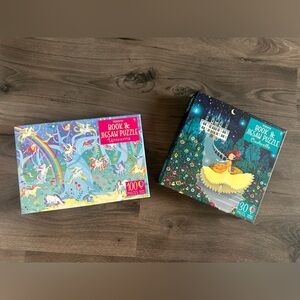 Unicorn and Fairy Tale Jigsaw Puzzle Set